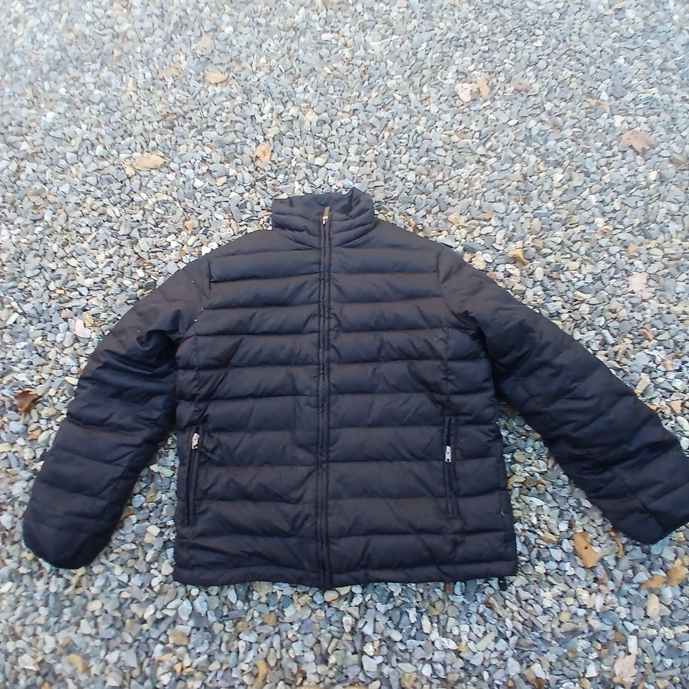 Men's OUTDOOR SPIRIT Black Down Puffer Jacket Sz L.